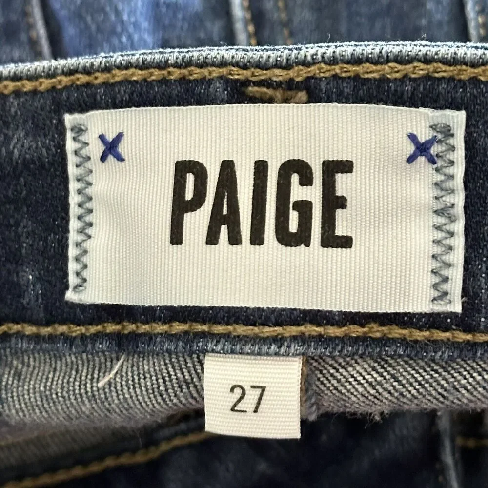 PAIGE Women’s Size 27 Dark Wash Kylie Crop Denim Jeans